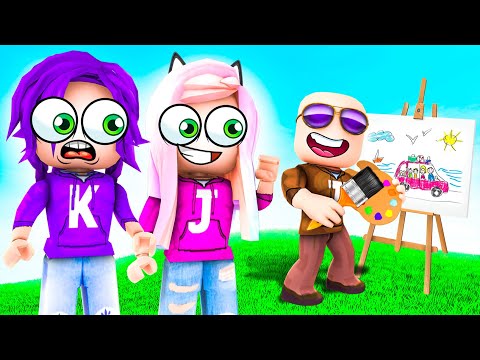 I had a Speed Draw competition against Janet and Kate! | Roblox