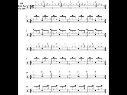 Lesson: Triplet HiHat Variations over 12/8 Groove