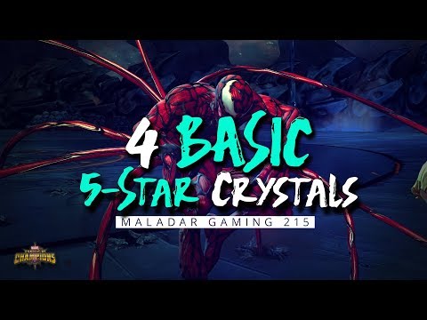 Epic 4 Basic 5-Star Crystals Opening 🙌 #EИD #MCOC