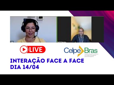 Live simulation of a Celpe-Bras oral interview.