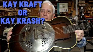 629 RSW Kay Kraft Resonator Guitar Neck Reset 2