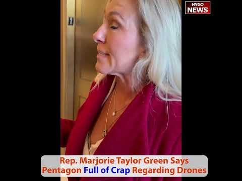 On Drones Marjorie Taylor Green: Pentagon Full of Crap; Jennings: your favorite pastime talk over me