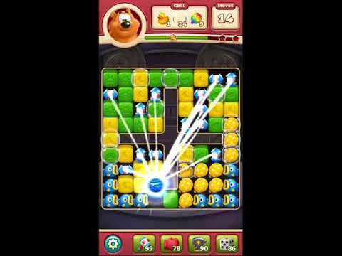 Toon Blast Level 3486 - NO BOOSTERS 🐻🐺🐱 | SKILLGAMING ✔️