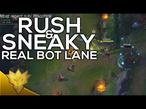 C9 Sneaky & C9 Rush - C9's Real Bot Lane - Duo Funny Moments