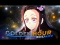 4K Nezuko Conquers The Sun Golden Hour Edit AMV