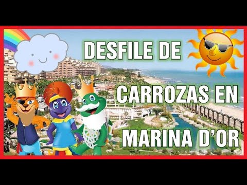 DESFILE de CARROZAS en MARINA D'Or 2019 ✔️❤️- APARTAMENTOS en MARINA D'or 🌅