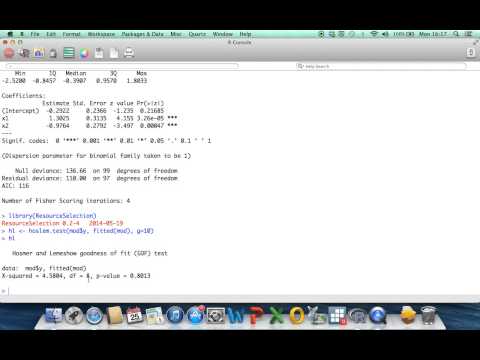 The Hosmer-Lemeshow goodness of fit test for logistic regression – The ...