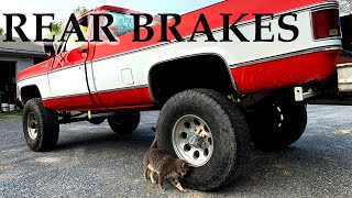 REAR DRUM BRAKE & PARKING BRAKE REPAIR - Squarebody Chevy