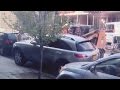 SUV Forklifted In Brooklyn