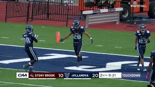 CAA Football Highlights: Stony Brook 36, Villanova 35