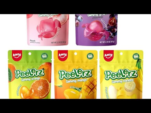 Part of a video titled We Tried the Viral Peelerz Gummy Candy... and You'll Want to, Too