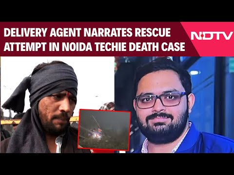 Noida Techie | Delivery Agent Narrates Rescue Attempt In Noida Techie Death Case