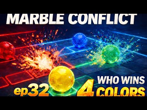 Multiply or Release - Marble Conflict in Algodoo ep 32 #viral #games #marblesrace #marble #gaming 
