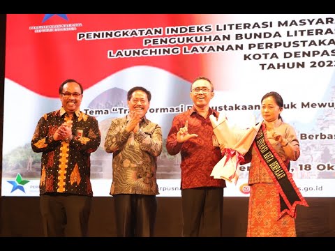 Pengukuhan Bunda Literasi Kota Denpasar Periode Tahun 2022-2024