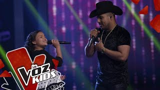 Espinoza Paz y Anabelle cantan Olvido Intencional En La Voz Kids Colombia