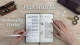 Plan With Me (ft. Fountain Pen Meetup) | Hobonichi Weeks