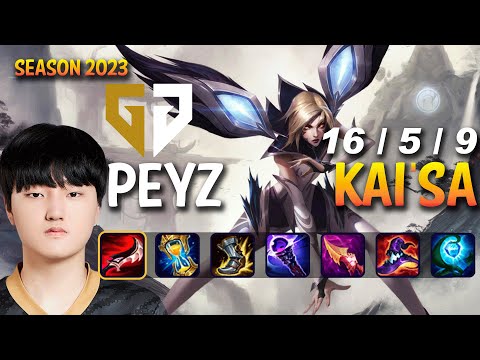 GEN Peyz KAI'SA vs NILAH ADC - Patch 13.19 KR Ranked