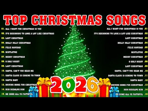 Ariana Grande, Mariah Carey, Justin Bieber Christmas Songs Album ~ Christmas Songs Playlist 2026 🎄✨🎅