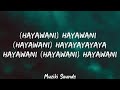 Nyashinski Hayawani Lyrics
