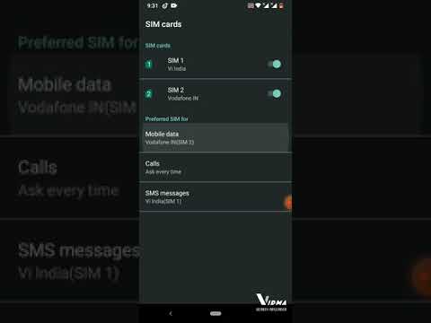How to preferred sim data I Nokia 4.2