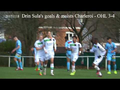 Drin Sula goals and assists Charleroi - OHL 3-4