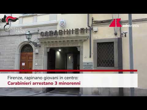 Firenze, rapine in centro: arrestati tre giovani