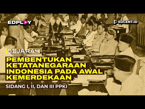 Hasil Sidang PPKI I, II, dan III:  Pembentukan Ketatanegaraan Indonesia | Part 1