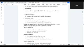 BOND VALUATION CHP 4