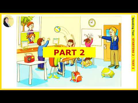 Pre-A1 - Starters 2 - Speaking - Test 1 (Langplus Centre)