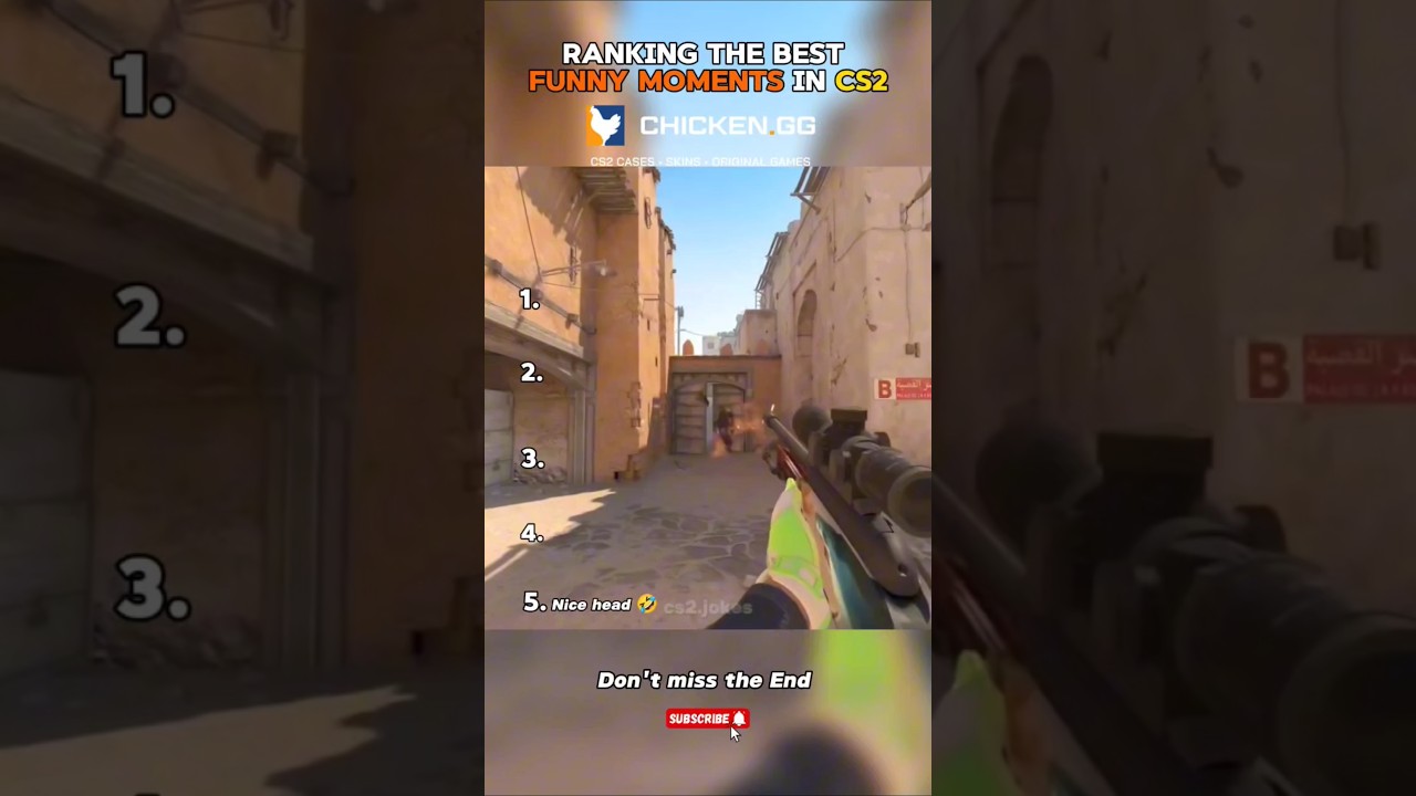 Top 5 best funny Moments in CS2 😂 #cs2 #csgo #funnyclips #cs2memes #gaming