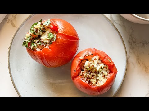 Easy Feta-Stuffed Tomatoes Recipe