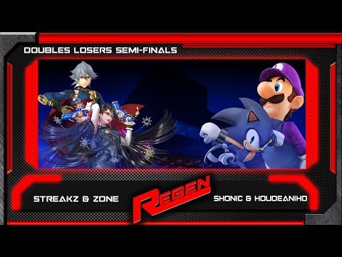 Regen Doubles Losers Semis: Streakz/Zone (Bayo/Corrin) vs Shonic/HoudeaniHD (Sonic/Luigi)