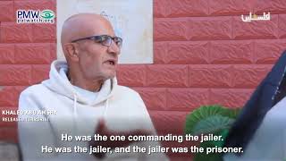Released terrorist prisoner talking about prison conditions before Oct 7
