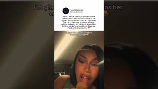 Cardi B tried spicy bowls while celebrating her sold-out Grow Good restock #cardib 