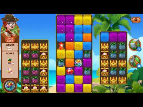 Lost Island Blast Adventure Level 1695 NO BOOSTERS - A S GAMING
