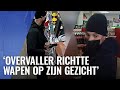 Supermarktmedewerker jaagt gewapende overvaller naar buiten