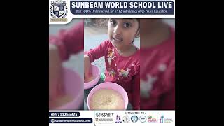 🧮UKG students at Sunbeam World School learn about &lsquo;More&rsquo; and &lsquo;Less&rsquo; with hands-on activities.