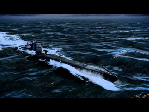 Silent Hunter 5 U-boat surfacing and diving