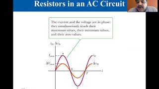 College Physics Lectures, Resistors in AC Circuits