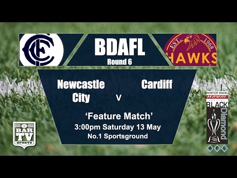 2017 BDAFL Round 6 Feature Match - Newcastle City Blues v Cardiff Hawks