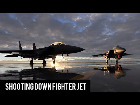 Warship C-Ram CIWS vs MIG-29 - Phalanx CIWS Shooting Down Jet Fighter