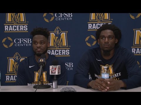 Jonathan Stark & Terrell Miller  Post Game Press Conference Illinois State @ Murray State 2016 1