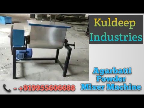 Agarbatti Powder Mixer Machine