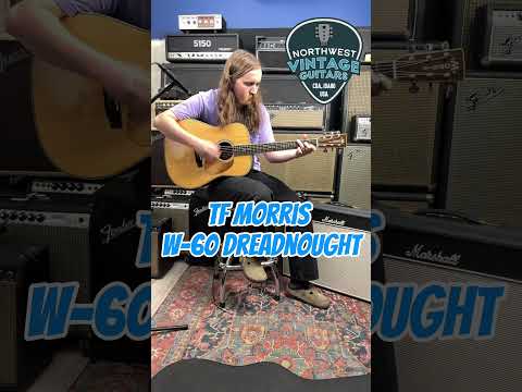*Video* TF Morris W-60 Dreadnought D-41 Style Solid Spruce Top - 1981 image 26