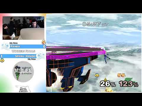 Florida Melee Circuit Finals - Spiral | Krudo (Sheik) Vs Panda (Sheik) - Winners Finals