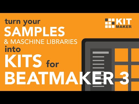 Kit Maker - Batch Convert Kits using Your Own Samples or Maschine Libraries