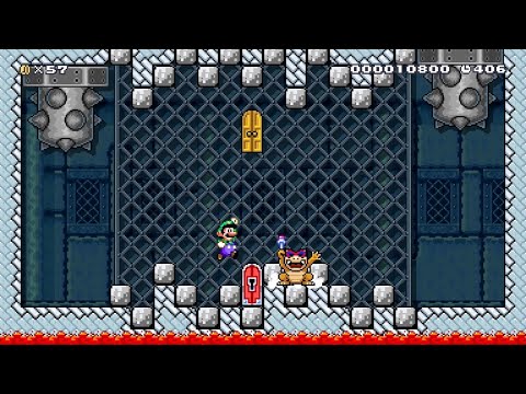 Super Mario Maker 2 - World 4-C Roy's Bore Bastion by 3rd Bunny - No Commentary