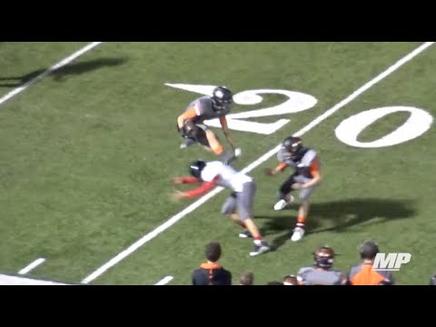 Up and over the defender