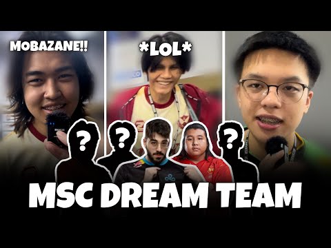 I ASKED PRO PLAYERS & CASTERS TO BUILD THEIR MSC 2024 DREAM TEAM!! 🤣 (SO FUNNY)