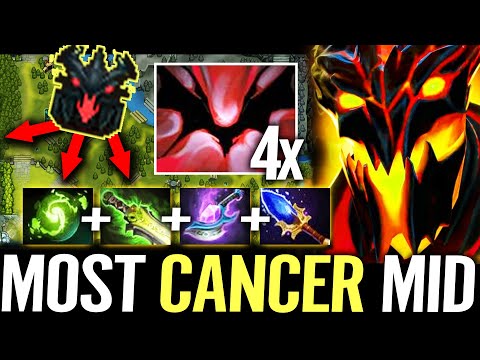 🔥 4x ULT WTF Magic Shadow Fiend MID — Aghanim + Refresher MOST CANCER Hero by Nine Dota 2 Pro